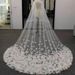 Vintage Elegant Wedding Veil Ivory Shoulder Veil Long Bridal Veil Custom Wedding Accessories
