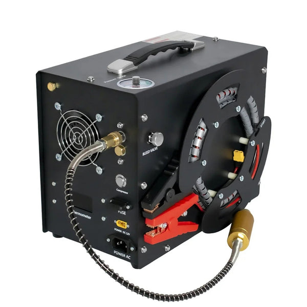 Acecare PCP 4500psi Auto Stop High Pressure Air Compressor Water-Oil Filter for Paintball Scuba Diving Tank