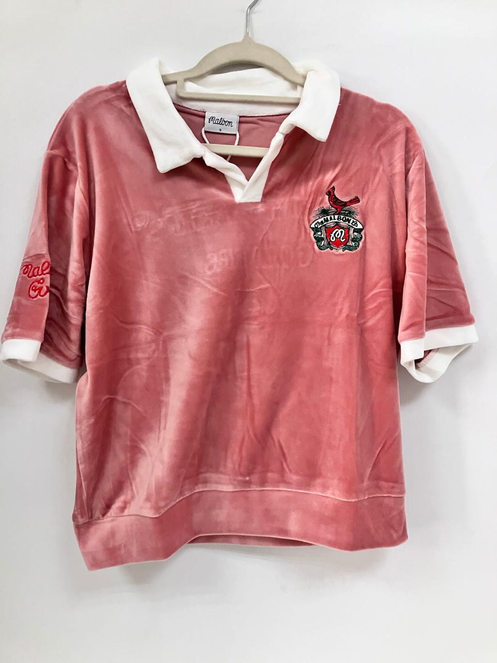 Malbon Women's Golf Short Sleeve T‑Shirt Athletic Casual Sports Top