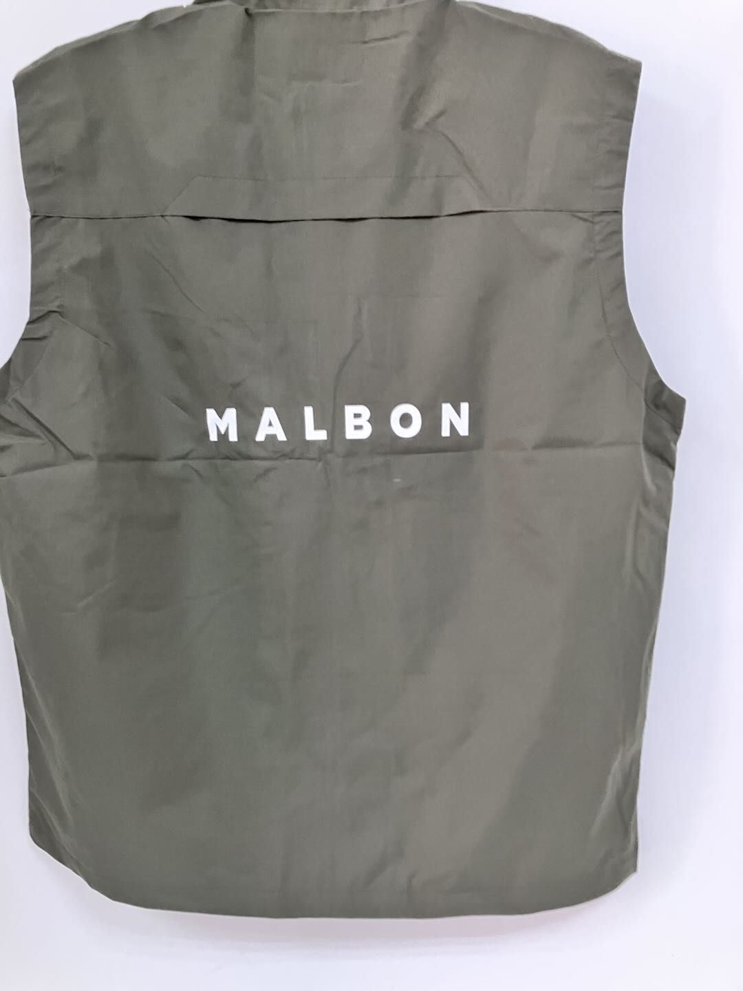 Malbon Golf Men's Casual Waistcoat Stand Collar Outdoor Sports Vest Green