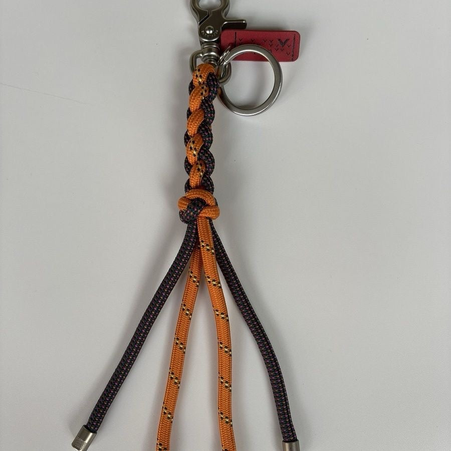 Pre-owned Topologie Creative Nylon Woven Keychain Unique Bag Charm Accessory