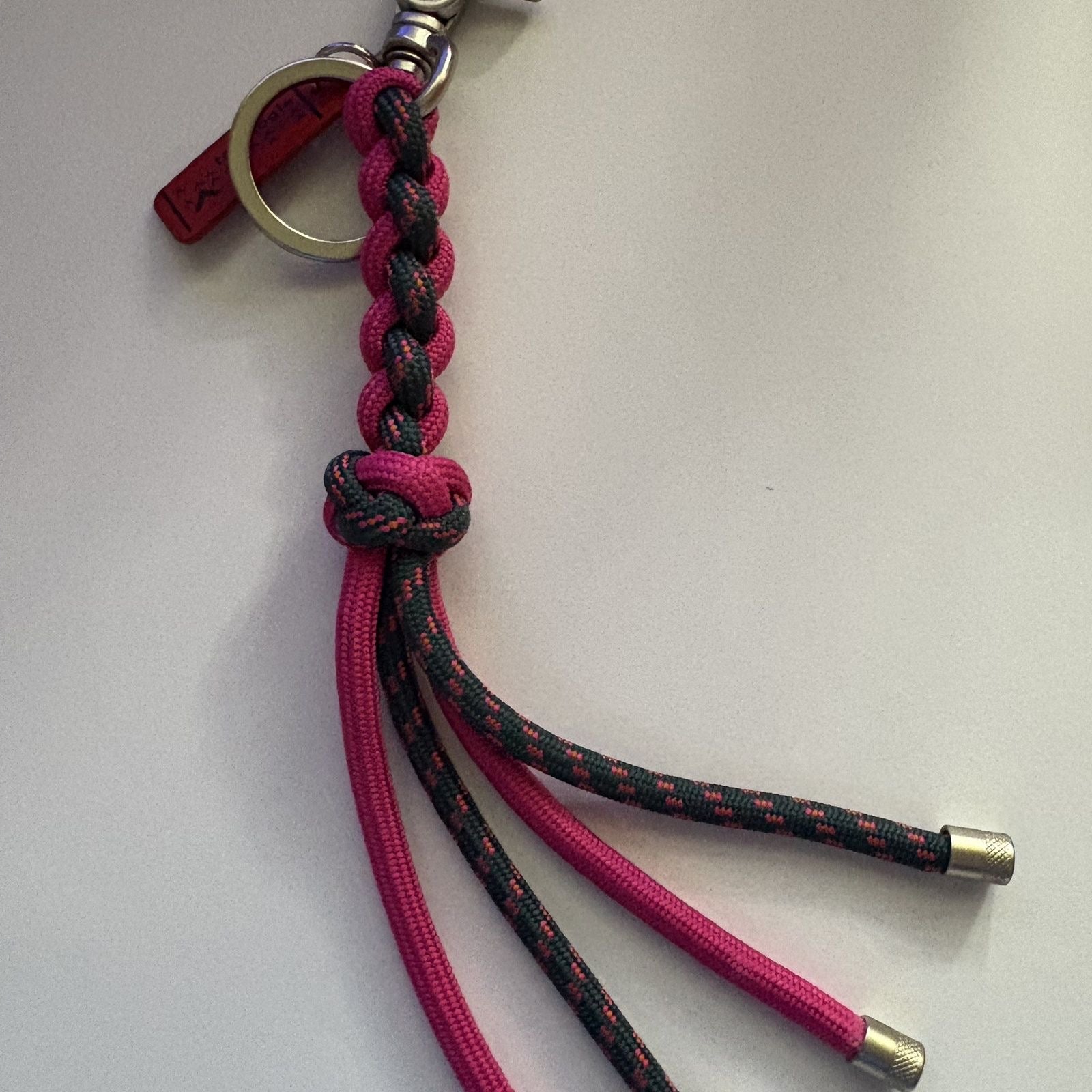 Pre-owned Topologie Creative Nylon Woven Keychain Unique Bag Charm Accessory