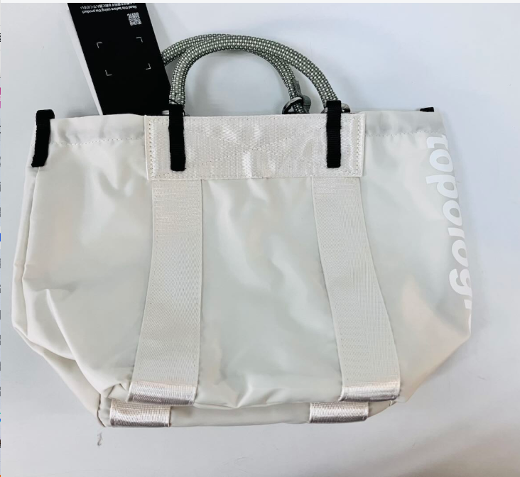 Pre-owned Topologie White Tote Bag Women's Fshion Travel Bag