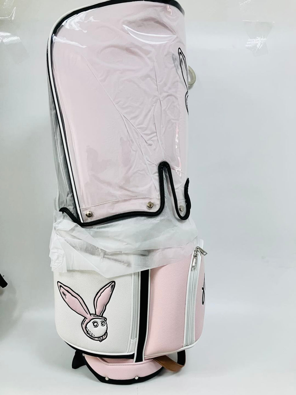 Malbon Golf Caddy Bag Stand Type Pink Rabbit