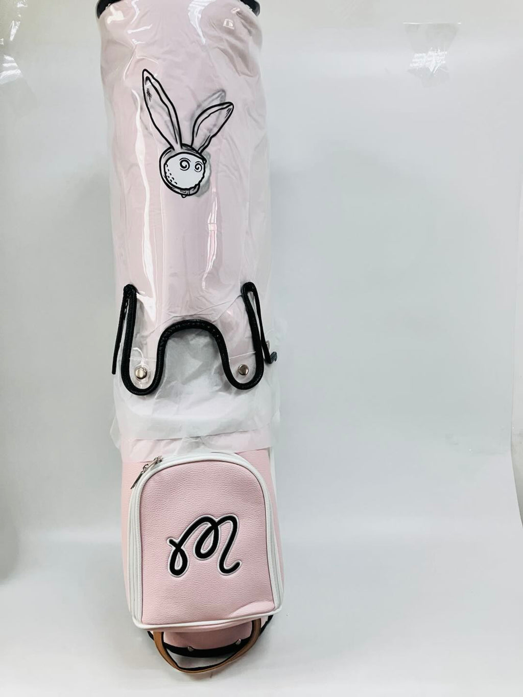 Malbon Golf Caddy Bag Stand Type Pink Rabbit