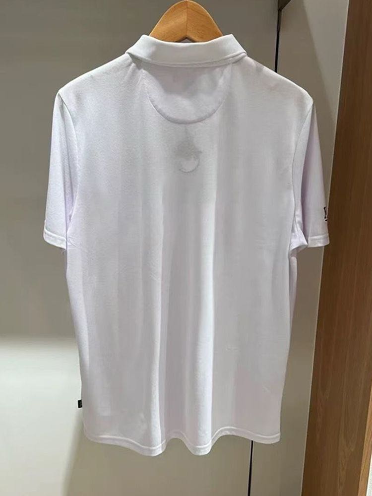 Malbon New Golf Apparel Men's Short Sleeve Polo Shirt Athletic Casual Top