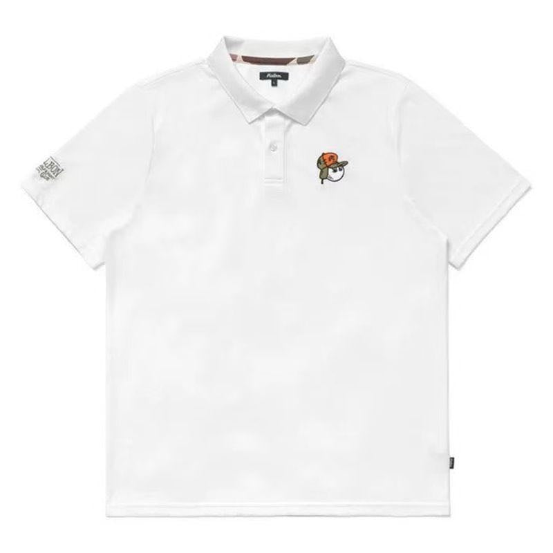Malbon New Golf Apparel Men's Short Sleeve Polo Shirt Athletic Casual Top