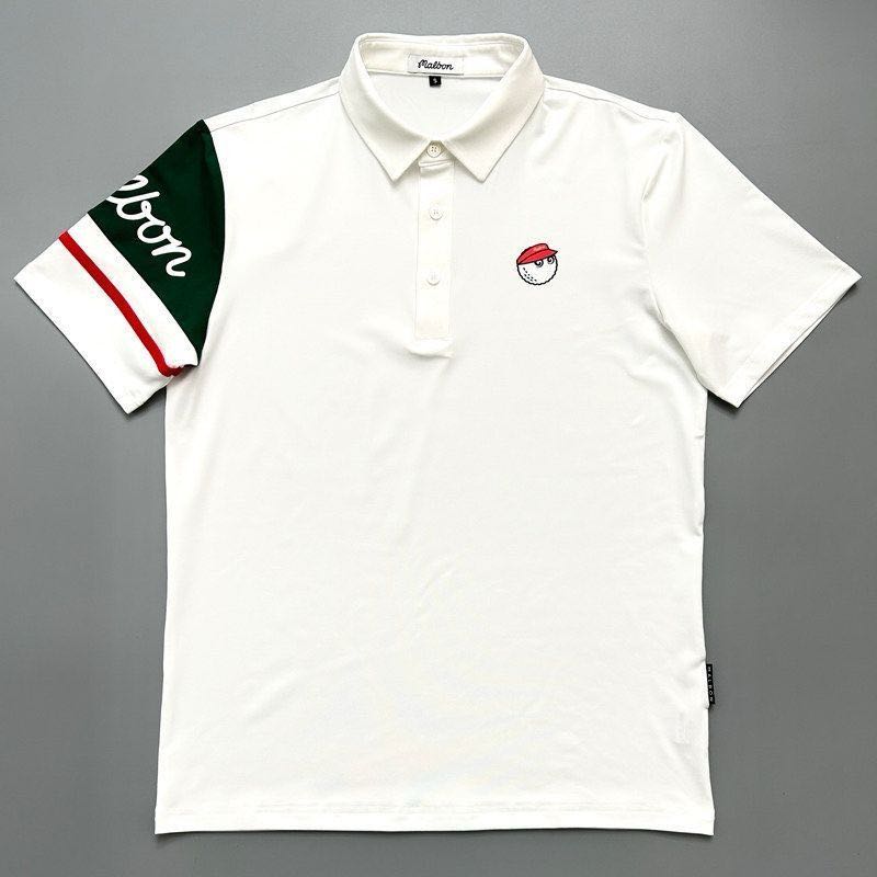 Malbon Men's Golf Short‑Sleeve T‑Shirt Fashion Sports Golf Jersey