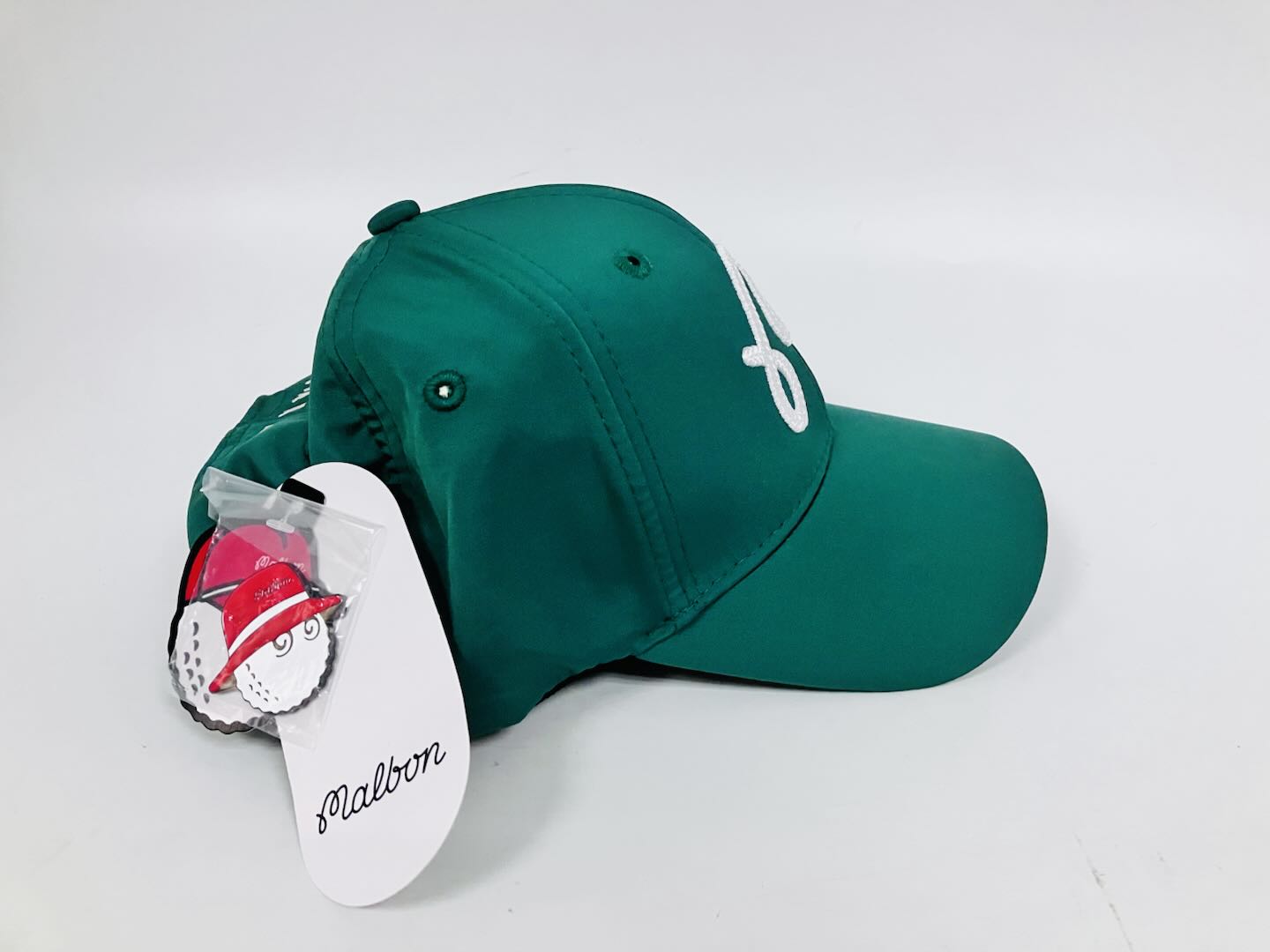 Malbon Green Golf Cap Breathable Sun Protection Sports Hat Unisex