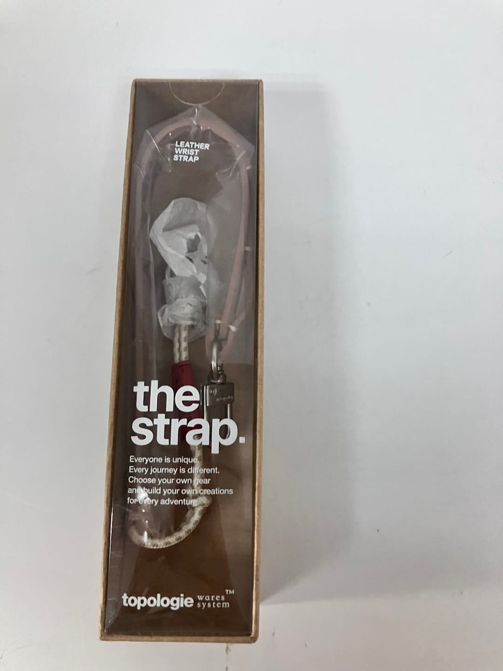 Pre-owned Topologie Leather Bag Strap Phone Lanyard Multi‑Purpose Hand Strap