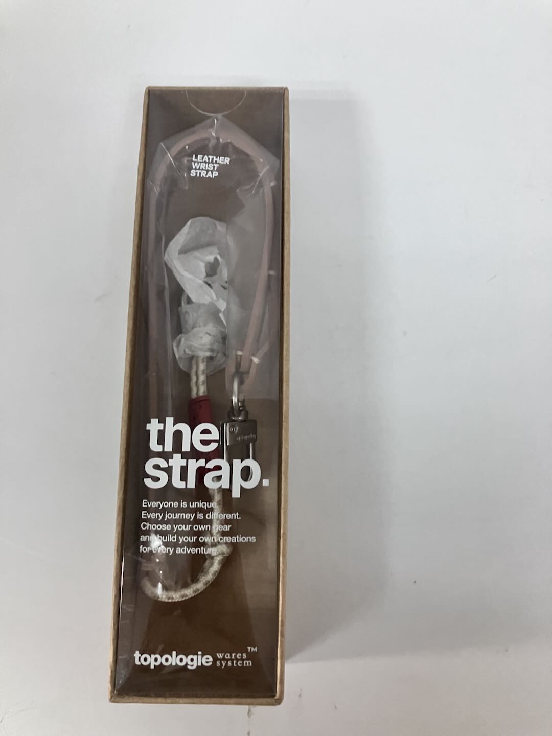 Pre-owned Topologie Leather Bag Strap Phone Lanyard Multi‑Purpose Hand Strap