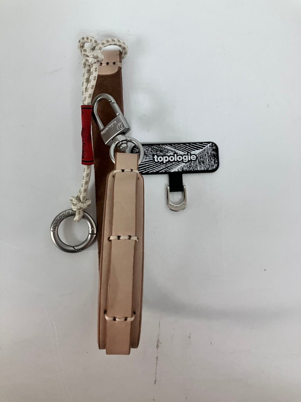 Pre-owned Topologie Leather Bag Strap Phone Lanyard Multi‑Purpose Hand Strap