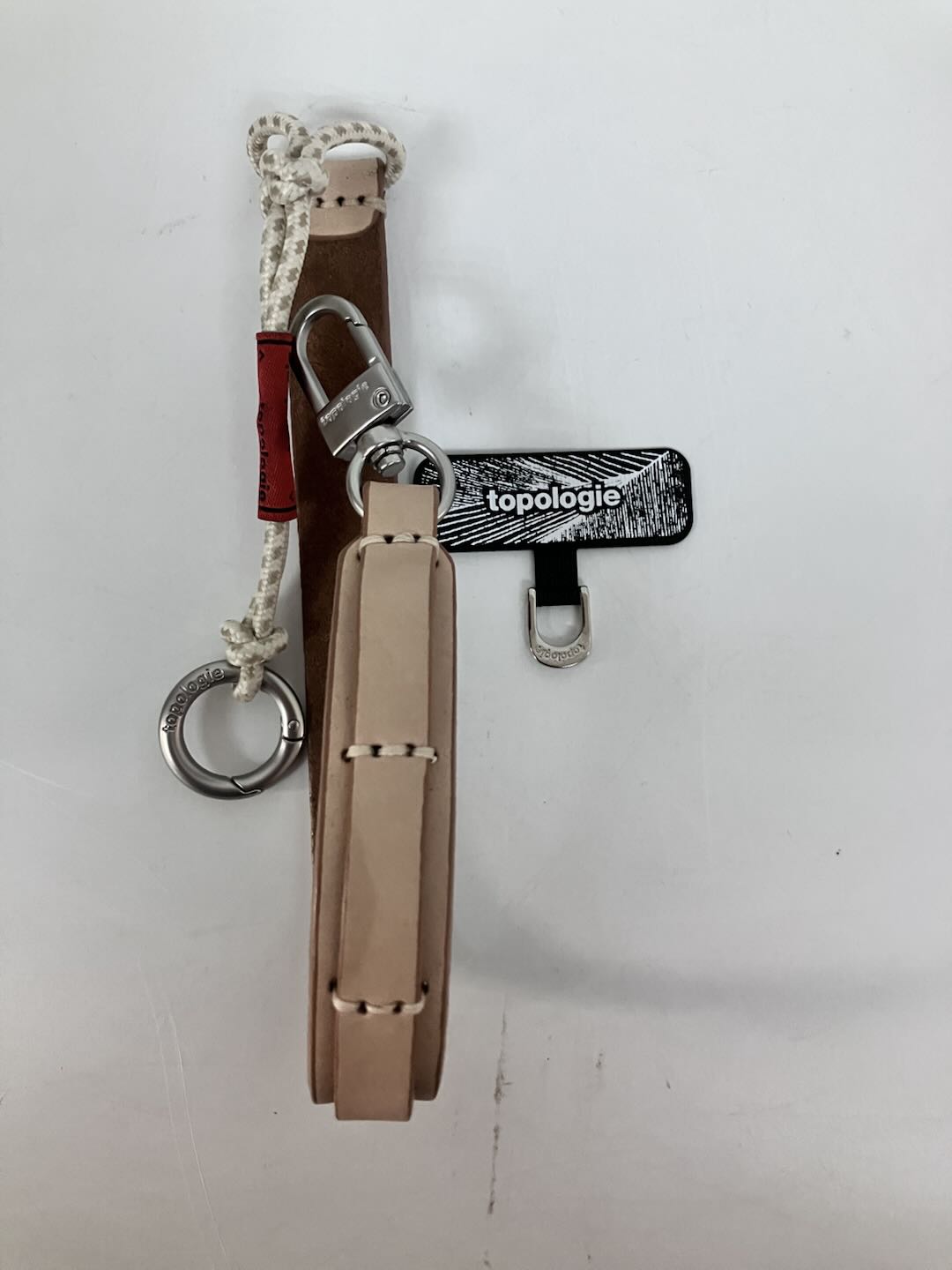 Pre-owned Topologie Leather Bag Strap Phone Lanyard Multi‑Purpose Hand Strap