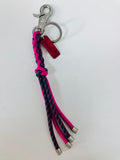 Pre-owned Topologie Keychain Metal Clasp Bag Charm Wrist Lanyard Key Ring