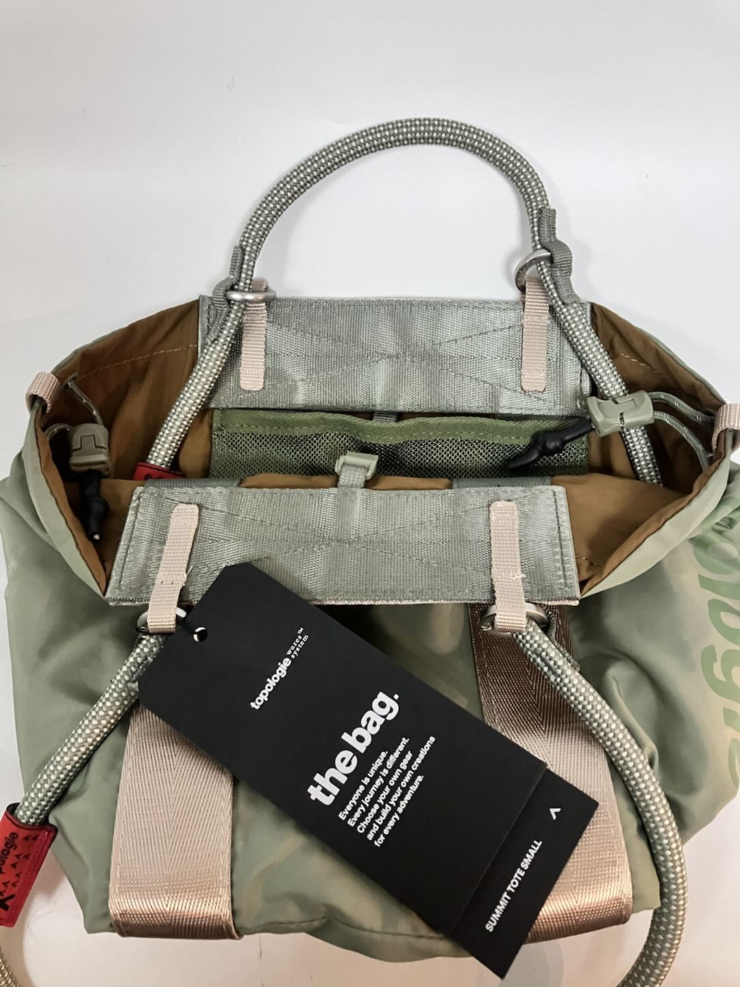 Topologie Green Tote Bag Handbag Daily Casual Travel Shoulder Bag
