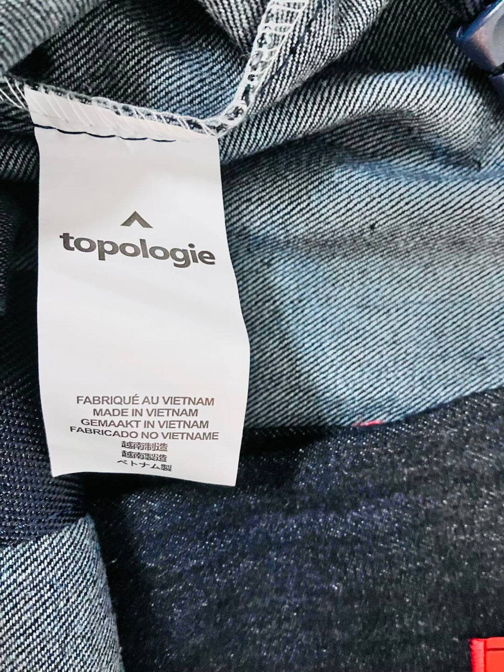 Topologie Large Tote Bag Travel Gym Hand Luggage Underarm Shoulder Bag