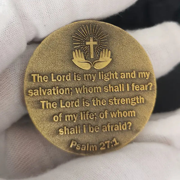 Shepherd's Guidance Challenge Coin Christian Challenge Coin Daily Reminder Gift 3pcs