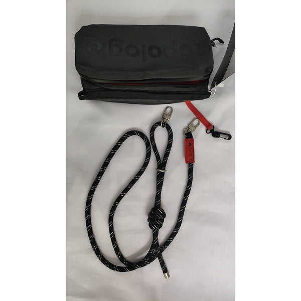 Topologie Bottle Sacoche Black Sling Bag +Rope Strap Pre-owned