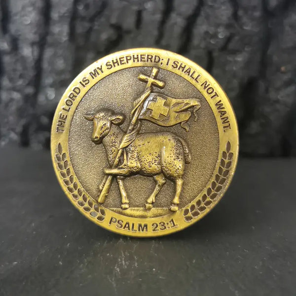 Shepherd's Guidance Challenge Coin Christian Challenge Coin Daily Reminder Gift 3pcs