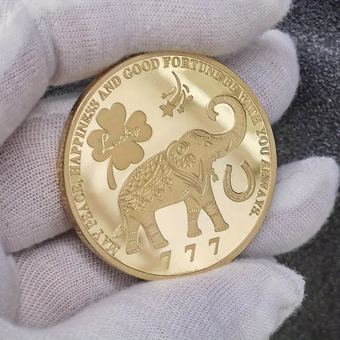Lucky Coin Peace and Happiness Coin Lottery Ticket Scratcher Tool Good Luck Charms Challenge Coin