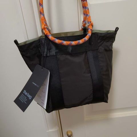 Topologie Large Black Crossbody Bag Unisex Pre-owned