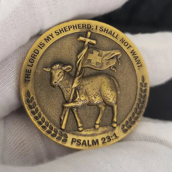 Shepherd's Guidance Challenge Coin Christian Challenge Coin Daily Reminder Gift 3pcs