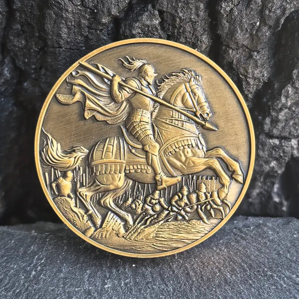 Christian Pocket Coin Token Courage and Strength Challenge Coin Inspirational Gift