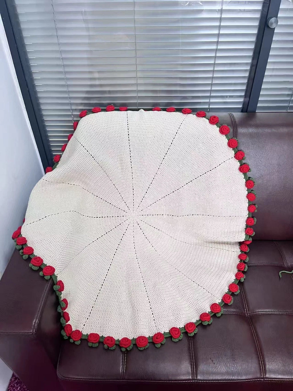 Crochet Flower Bouquet Blanket