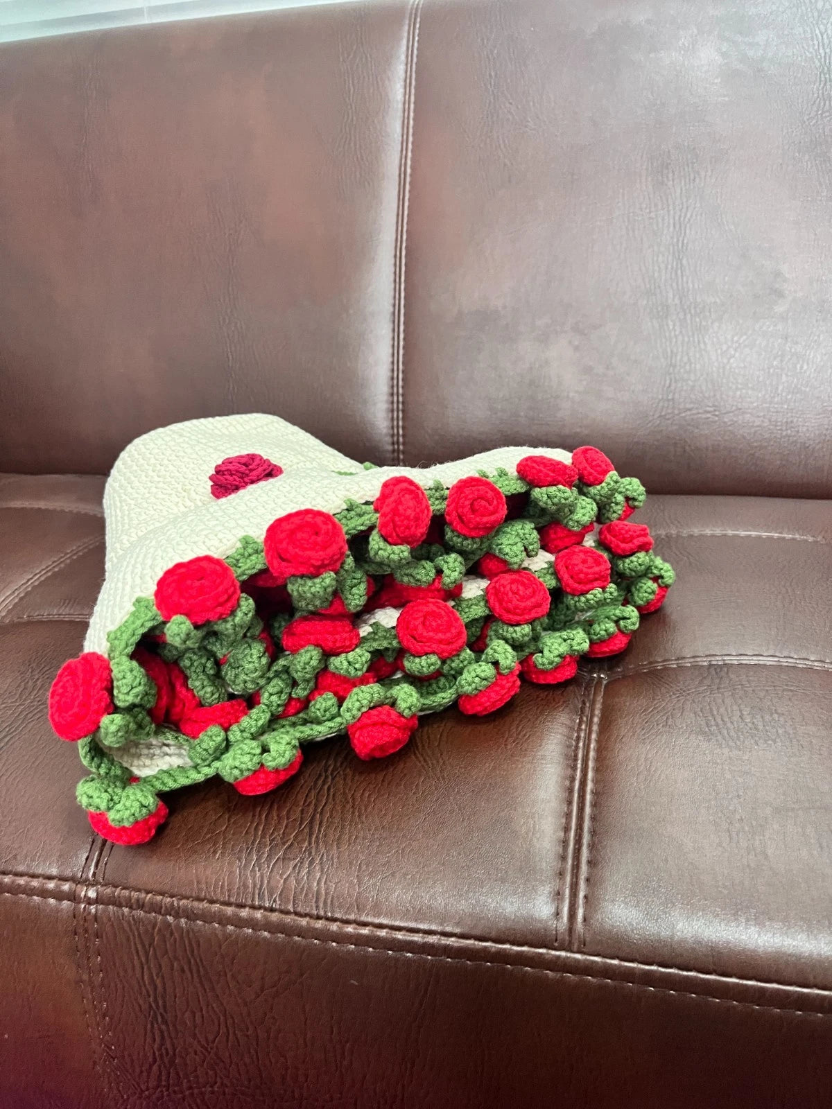 Crochet Flower Bouquet Blanket