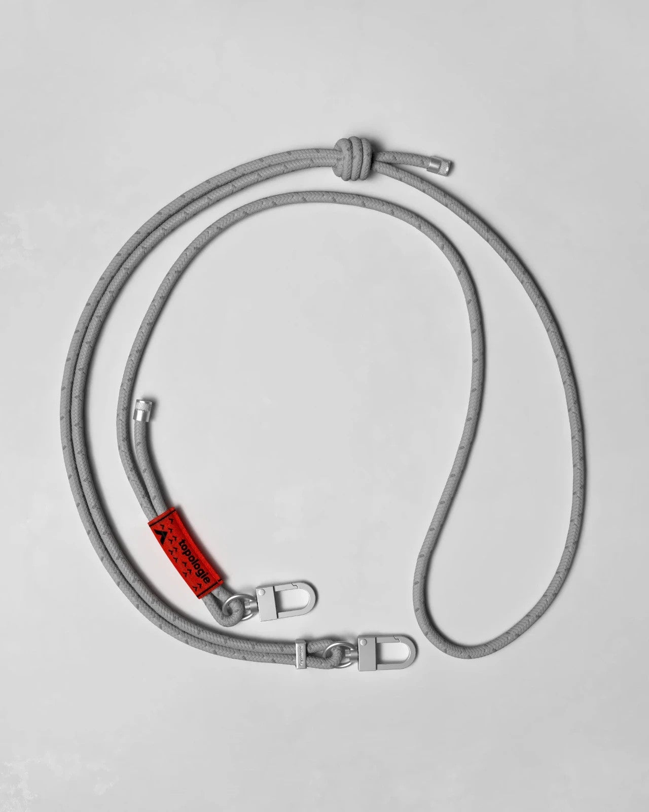 Topologie Strap Rope 6mm Crossbody Bag Sling Cord Adjustable Unisex Slate Grey
