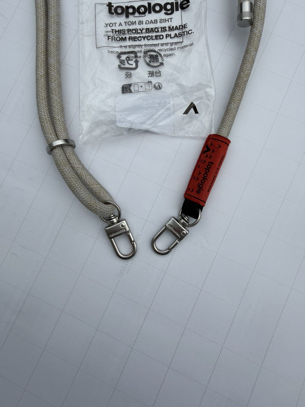Topologie Bag Wares Strap In Beige Melange