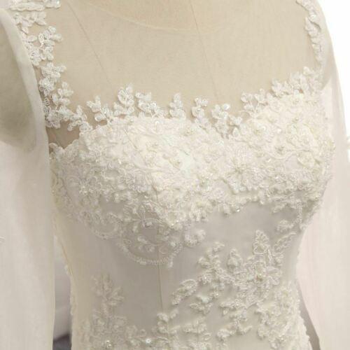 Long Sleeve Lace Mermaid Wedding Dress - DressMaid Store